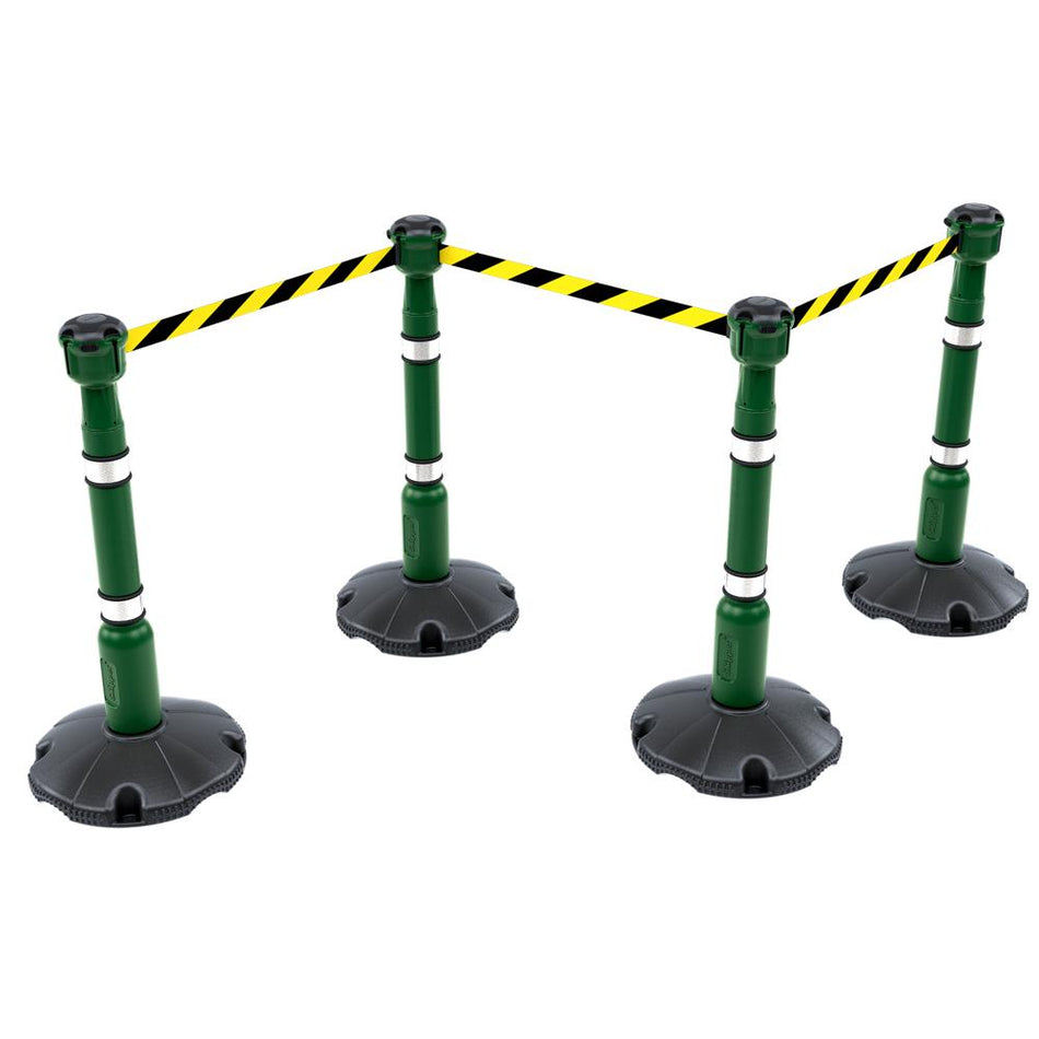 Skipper 27M Retractable Post & Base Barrier Kit