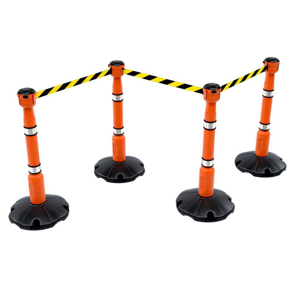 Skipper 27M Retractable Post & Base Barrier Kit