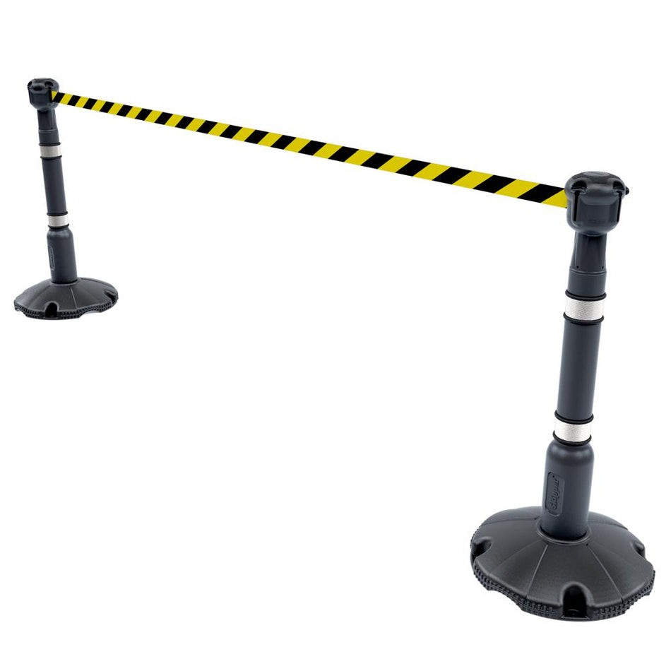 Skipper 9M Retractable Post & Base Barrier Kit