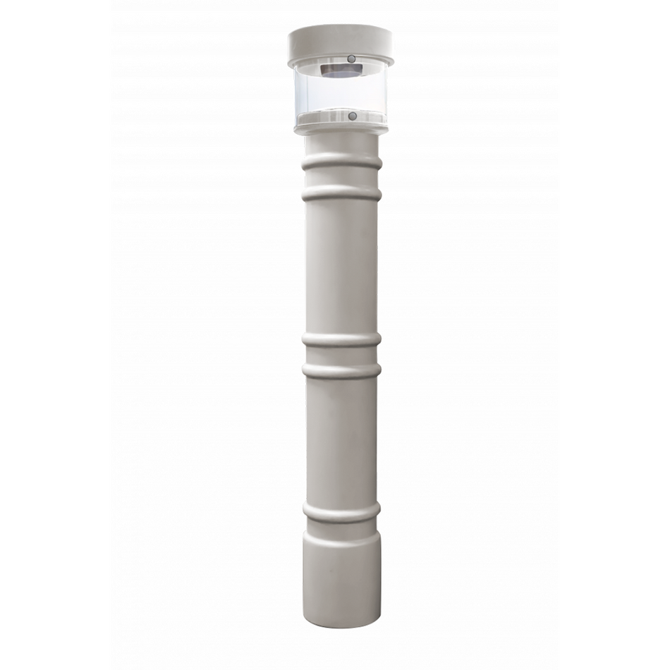 Hard Wired Lighted Bollard Covers for 4" and 6" Pipe - S4 Bollards
