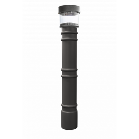 Hard Wired Lighted Bollard Covers for 4" and 6" Pipe - S4 Bollards
