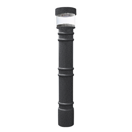 Hard Wired Lighted Bollard Covers for 4" and 6" Pipe - S4 Bollards