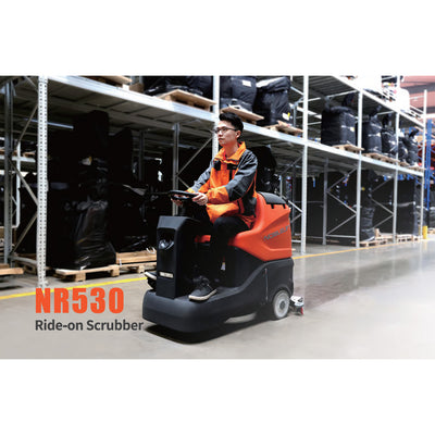 NR530 Ride-On Electric Scrubber - Efficient Cleaning - Noblelift