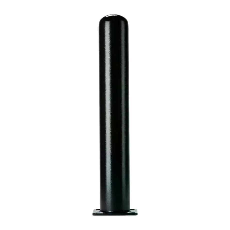 Reliance Foundry 6-5/8" Black Bolt Down Steel Bollard - Reliance Foundry
