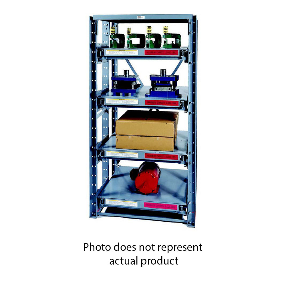 N. Expand Racks Expandable Roll-Out Shelf Rack Add-On - 2000 lbs per Shelf, Easy Acces ...