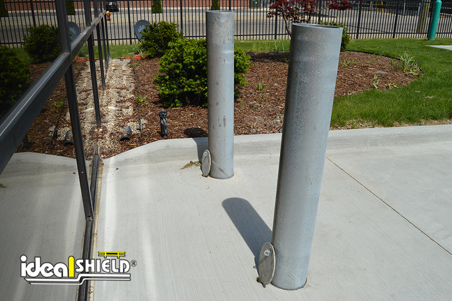 6" x 60" Removable Locking Bollards