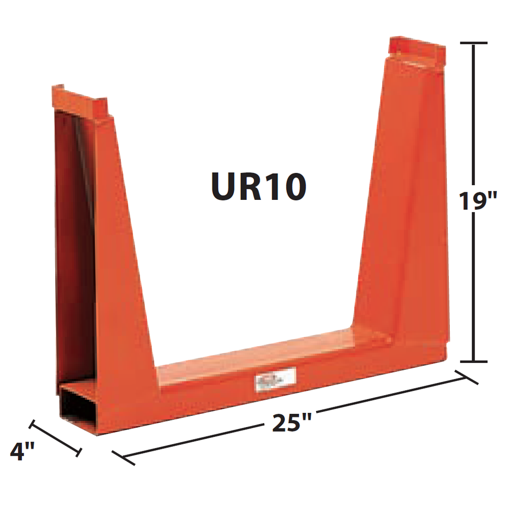 Conduit Stacking U Rack Modular U-Racks for Bar & Pipe Storage - Up to 10,000 lbs Capacity ...