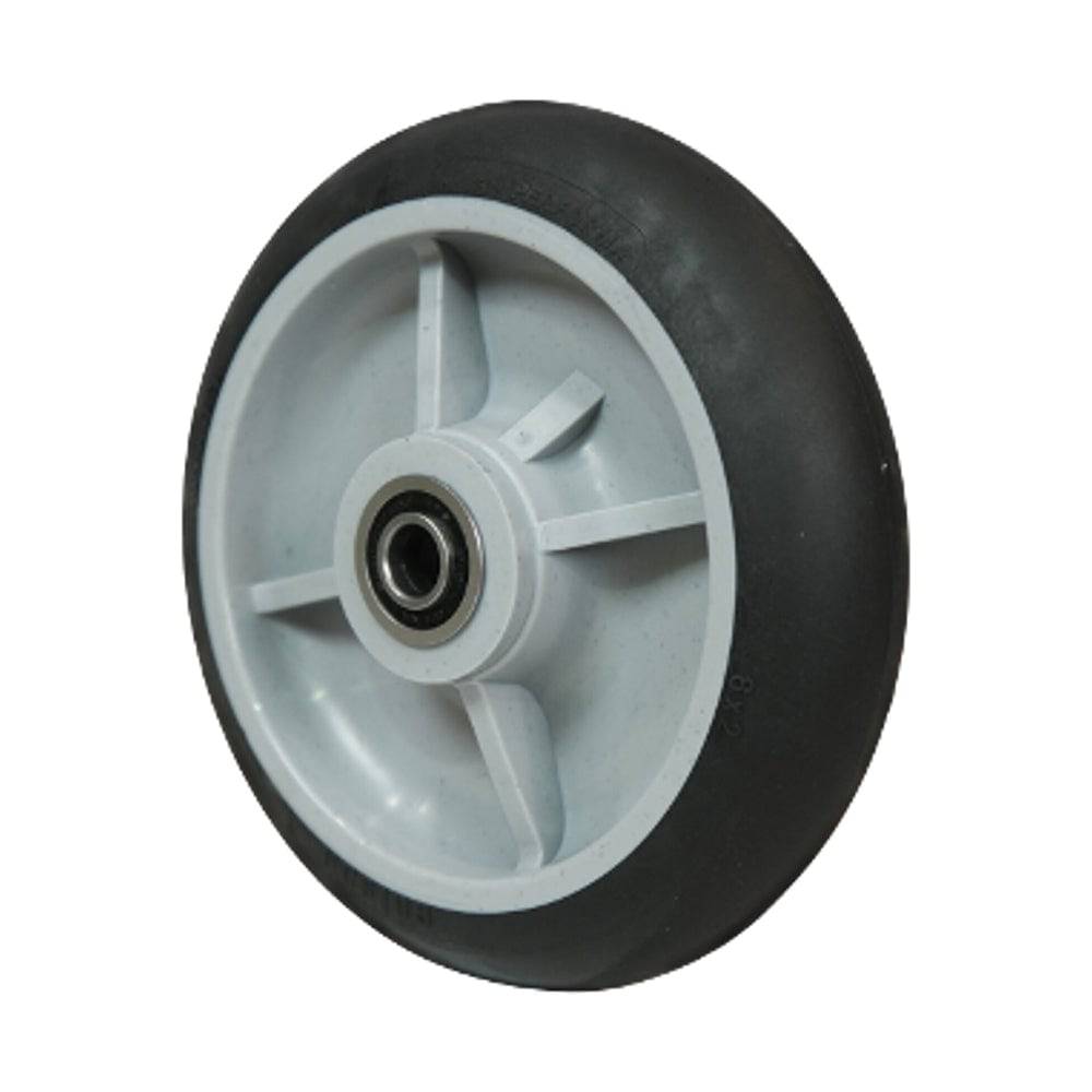 Single Pin Steel Hand Truck w/ Rubber Wheels For Round Objects (55"H)