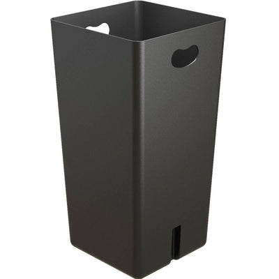30 Gallon Outdoor Decorative Metal Square Trash Can With 2-Way Lid - Suncast Commercial