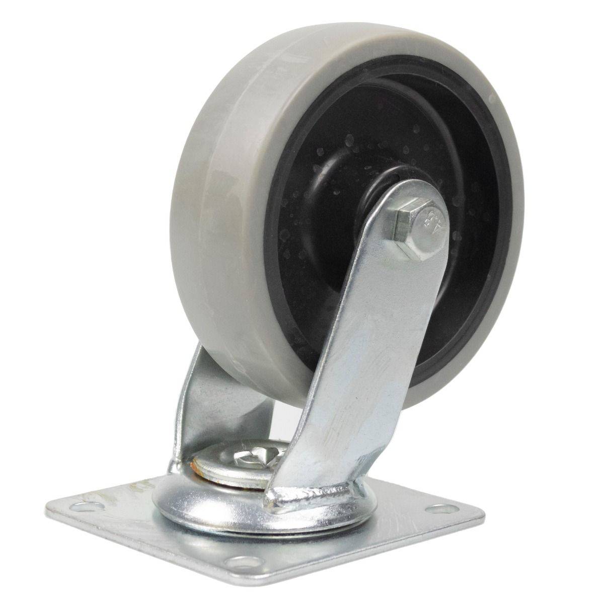 5" Swivel Standard Duty Utility Cart Replacement Caster, 2 Pack