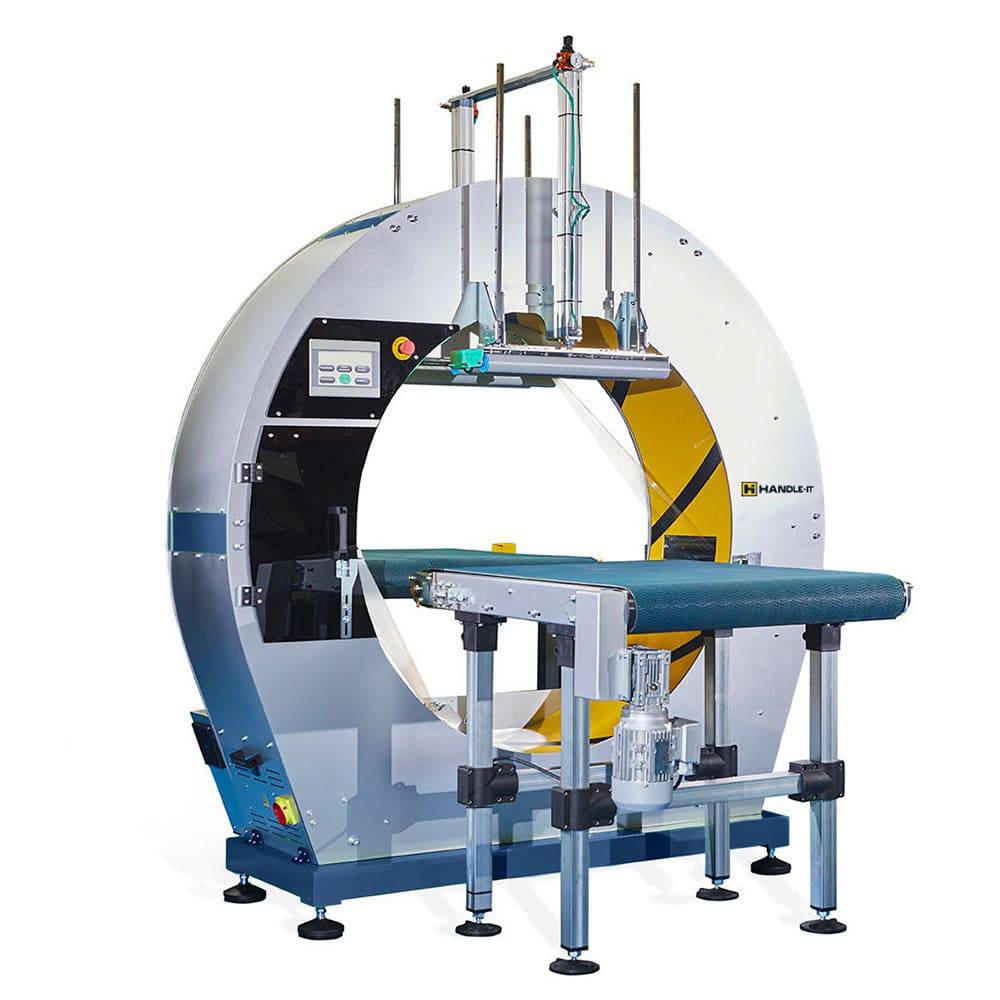 Robert Wrapping Machine Handle-It® Mobile Stretch Wrap Machine | Mobile Pallet Wrapper – Source ...