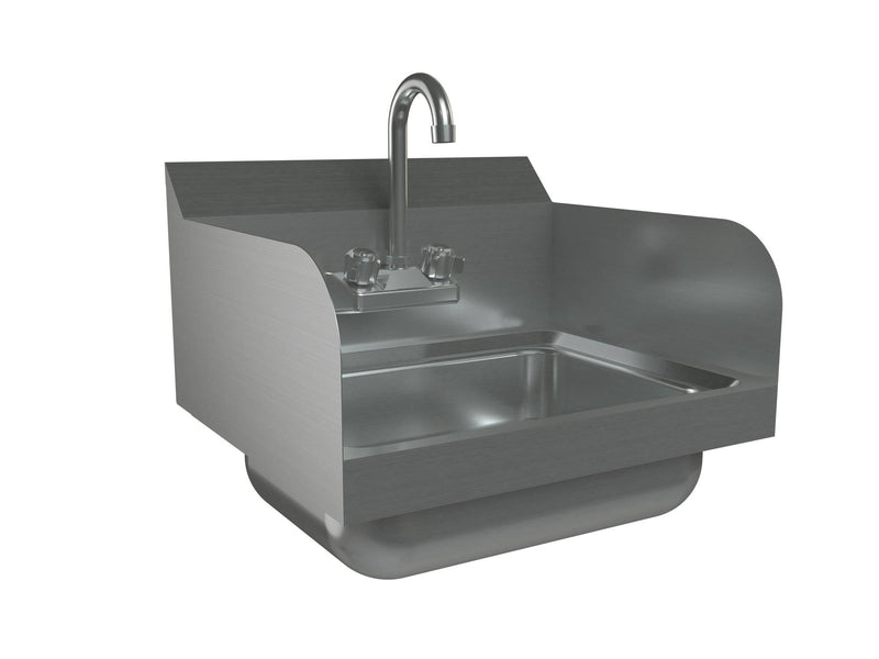 Hand Sink Wall Mount with Side Panels - 17"x15.25" - Tarrison