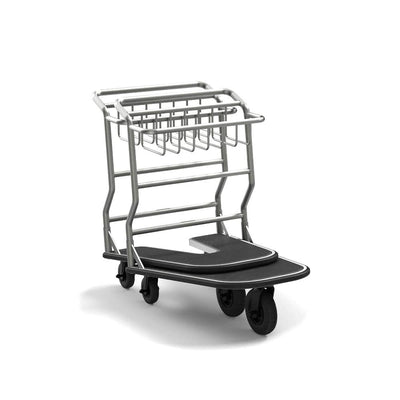 Nesting Luggage Cart With Rubber Platform - Suncast Commercial