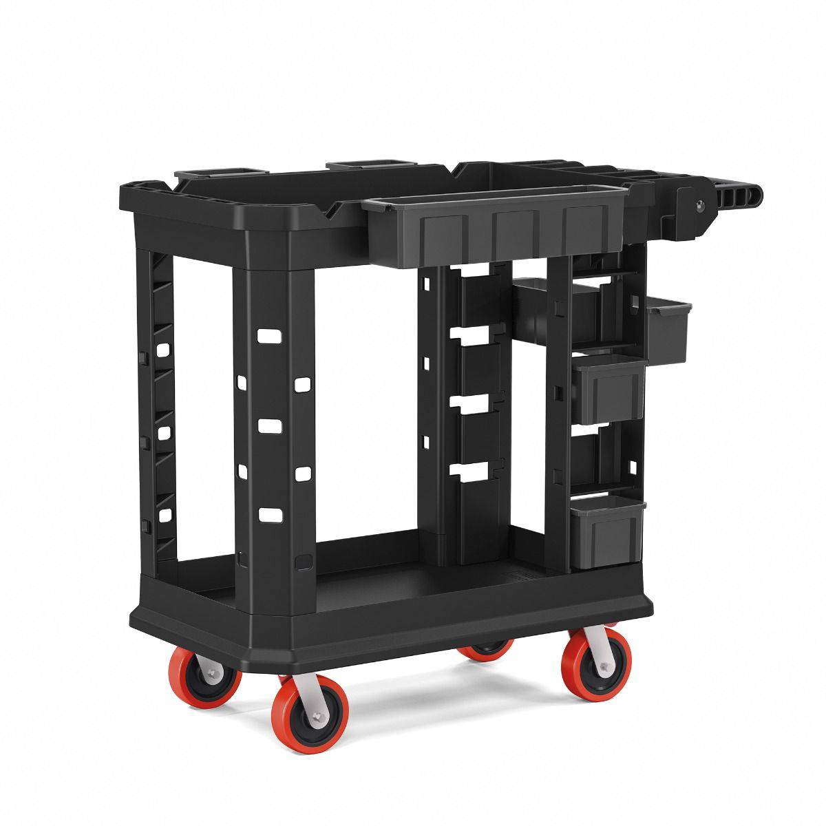 Plastic Utility Cart Heavy Duty Plus, 19X37 - Suncast Commercial