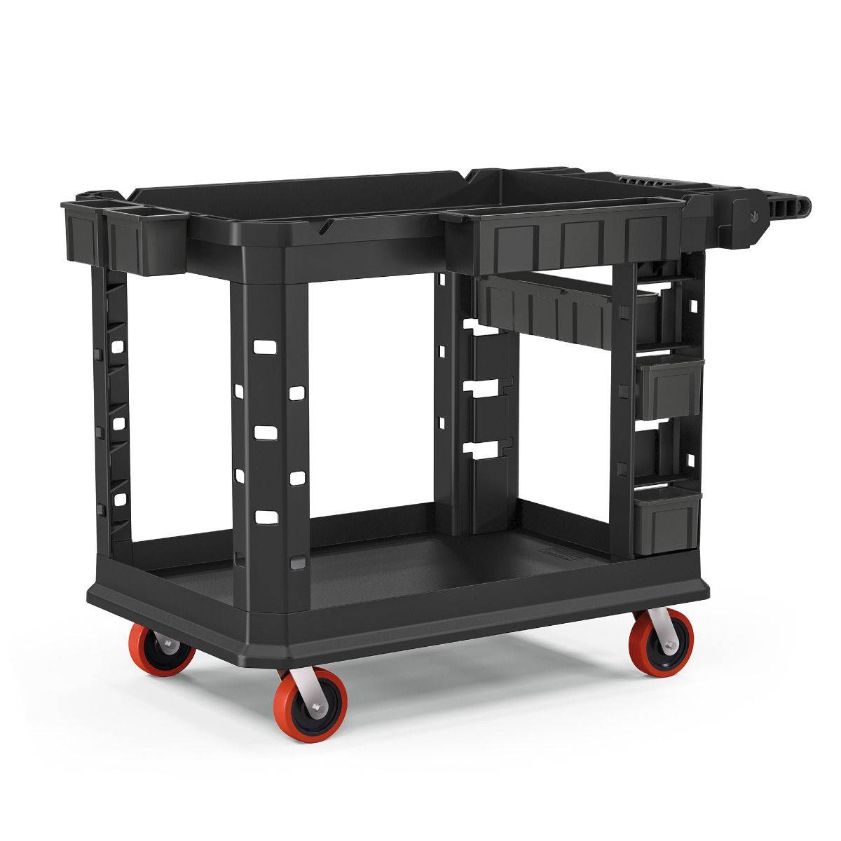 Plastic Utility Cart Heavy Duty Plus, 26X45 - Suncast Commercial