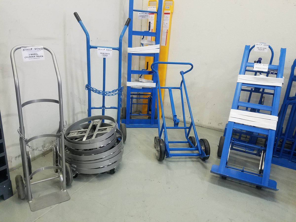 Blue Warehouse Ladders and Material Handling Equipment