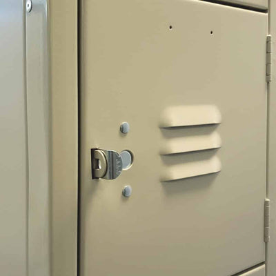 Six Tier Standard Metal Locker 1 Wide - Lyon