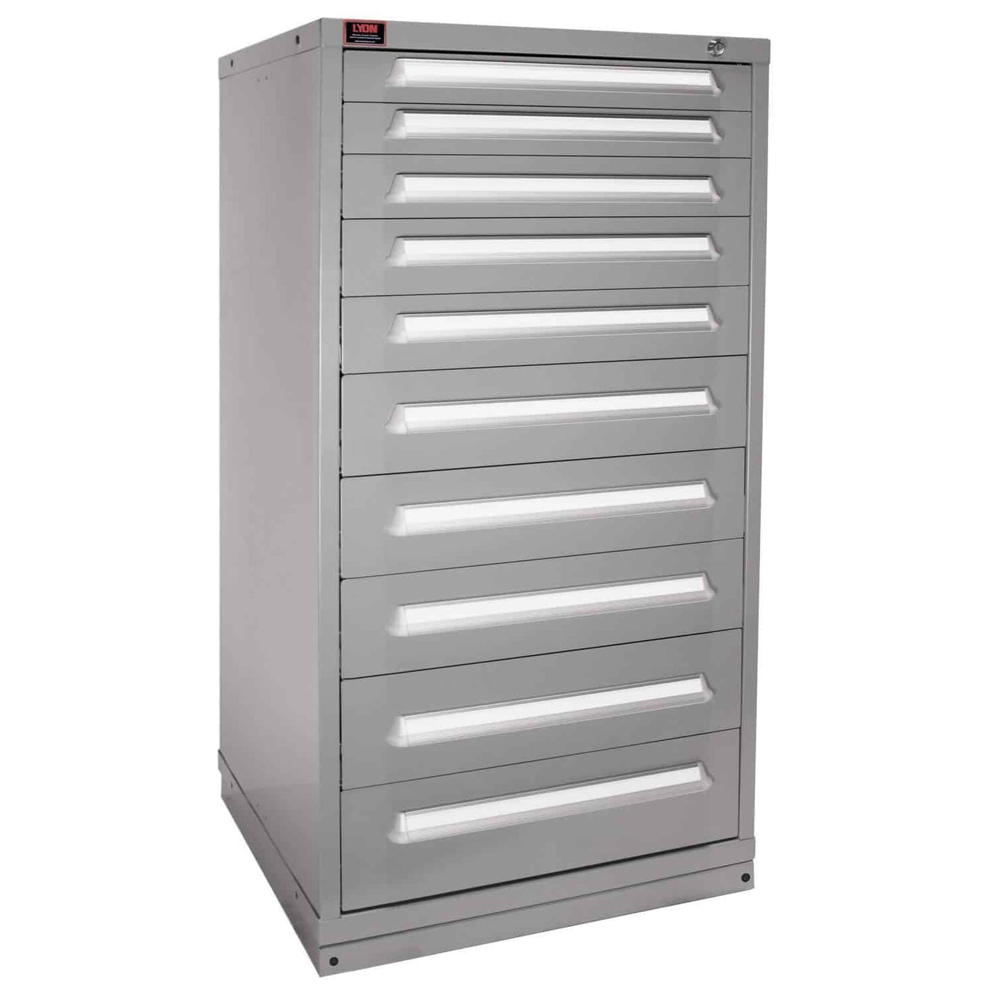 Quick Ship 10 Drawer Modular Cabinet with 180 Compartments Standard Wide Eye-Level Height - Lyon