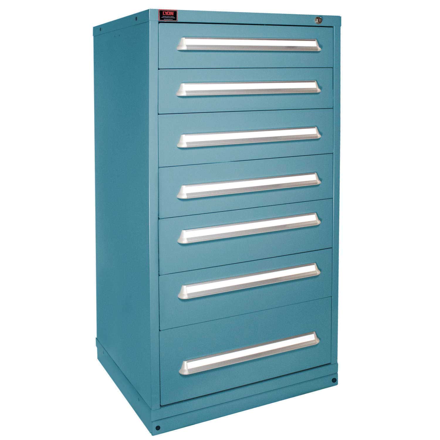 Quick Ship 7 Drawer Modular Cabinet With 77 Compartments Standard Wide Quick ship 7 drawer modular cabinet with 77 compartments standard wide