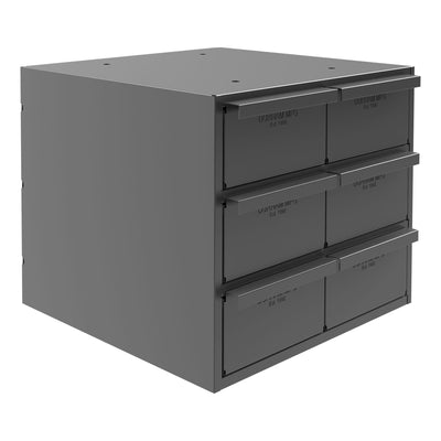 Storage Unit with Drawers for Small Parts, Gray - Durham
