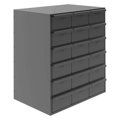 Storage Unit with Drawers for Small Parts, Gray - Durham