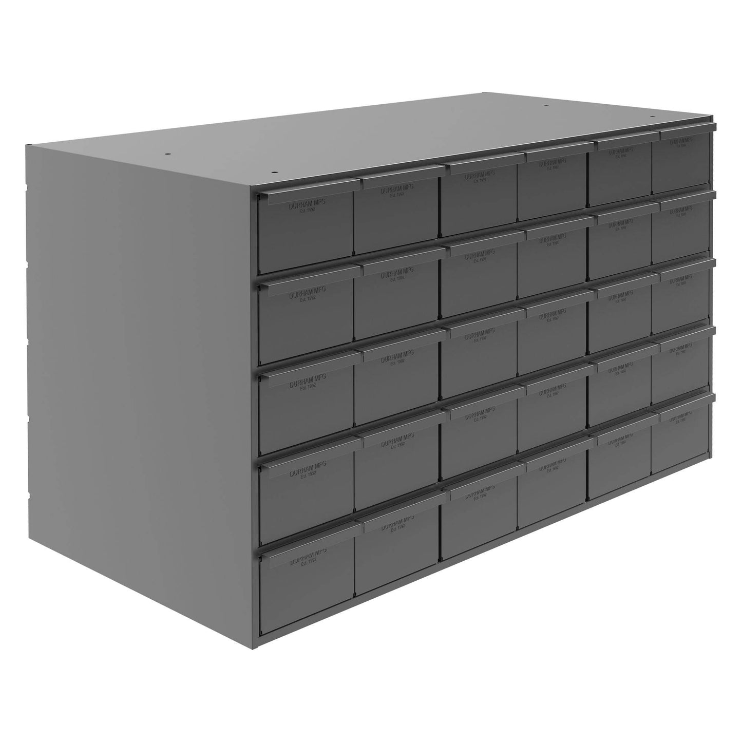 Storage Unit with Drawers for Small Parts, Gray - Durham