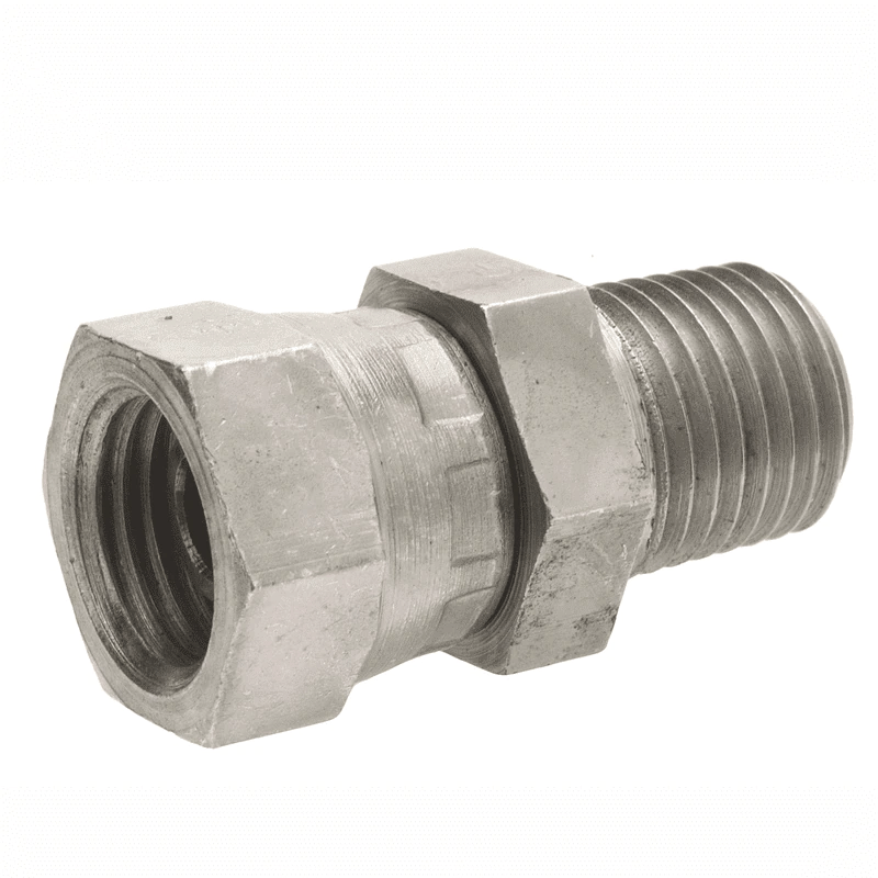 1012-88 Alemite Female x 1/2" NPTF Female Union Straight Adapter - Alemite