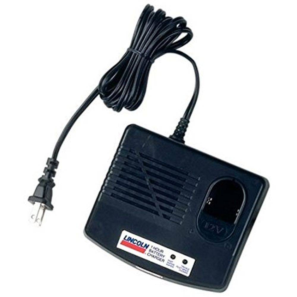 12V Battery Charger for 110V AC Outlets for Lincoln Grease Guns - Lincoln Industrial