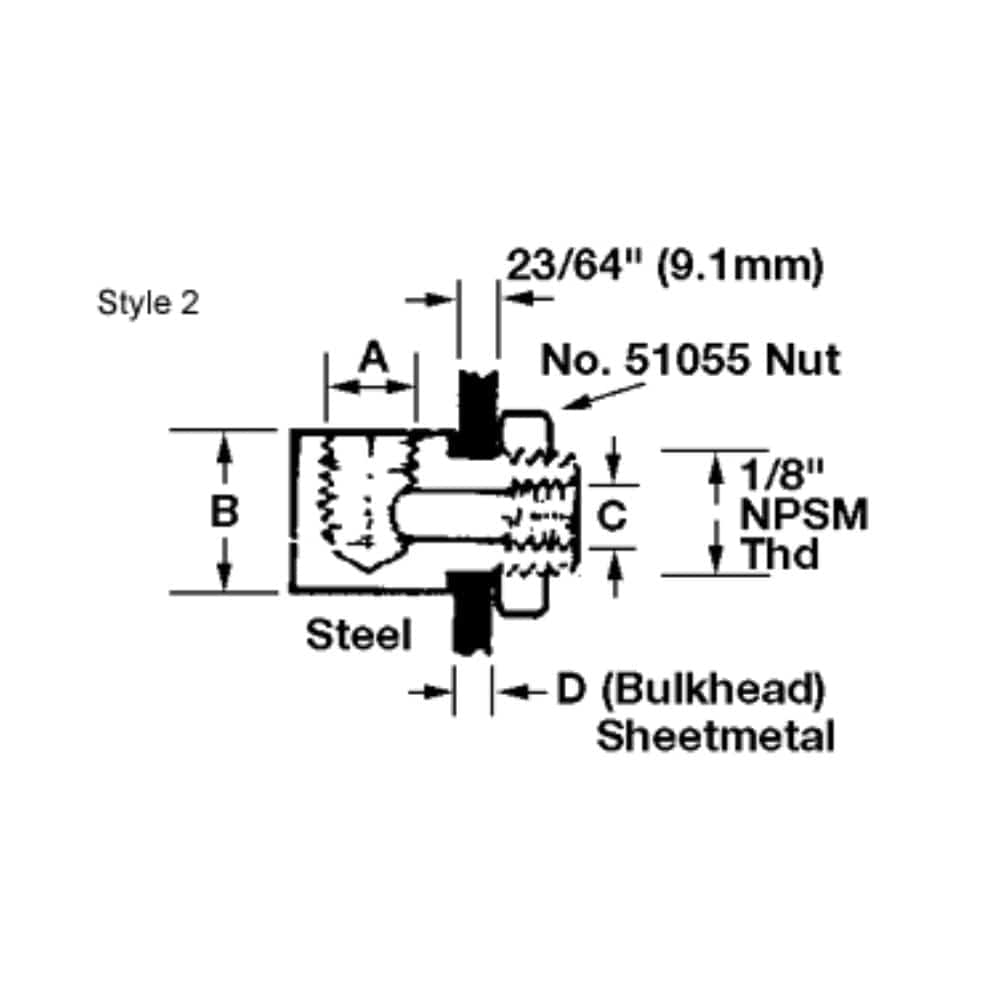 Bulkhead Adapter - Lincoln Industrial
