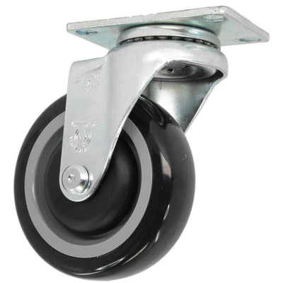 5" x 1-1/4" Poly-Pro Wheel Swivel Caster - 350 Lbs. Capacity - Durable Superior Casters