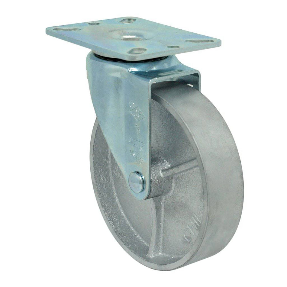 5" x 1-1/4" Semi-Steel Wheel Swivel Caster - 300 lbs. Capacity - Durable Superior Casters