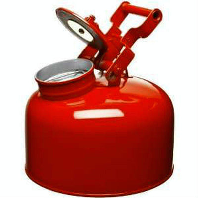 Disposal Can 2.5 Gal. Galvanized Steel Red - Eagle Manufacturing