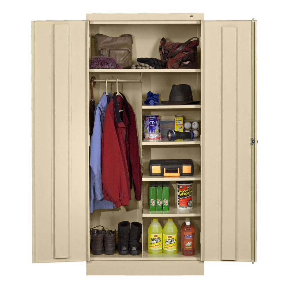 Standard Combination Storage Cabinet (Unassembled) 36"w x 18"d x 72"h - Tennsco