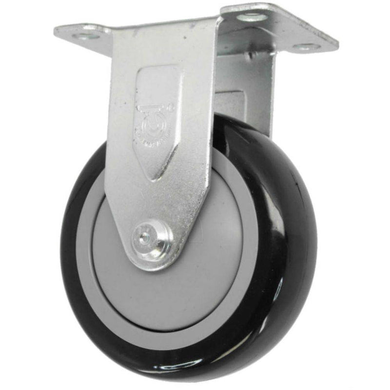5" x 1-1/4" Poly-Pro Wheel Rigid Caster - 350 lbs. capacity - Durable Superior Casters