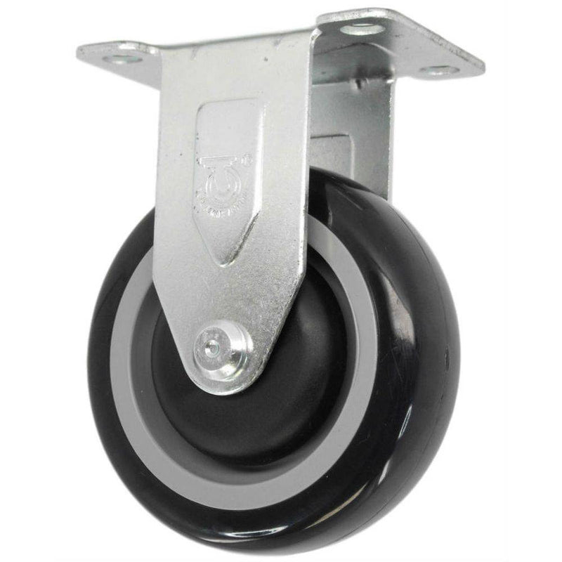 5" x 1-1/4" Poly-Pro Wheel Rigid Caster - 300 lbs. capacity - Durable Superior Casters