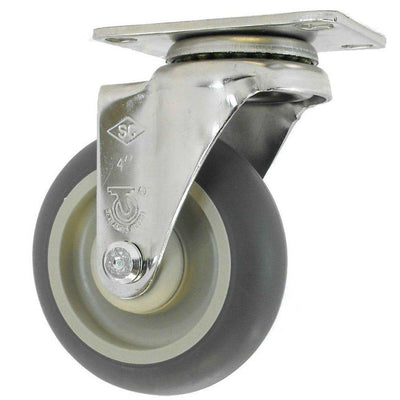 4" x 1-1/4" Thermo-Pro Wheel Swivel Caster Stainless Steel - 250 lbs. capacity - Durable Superior Casters