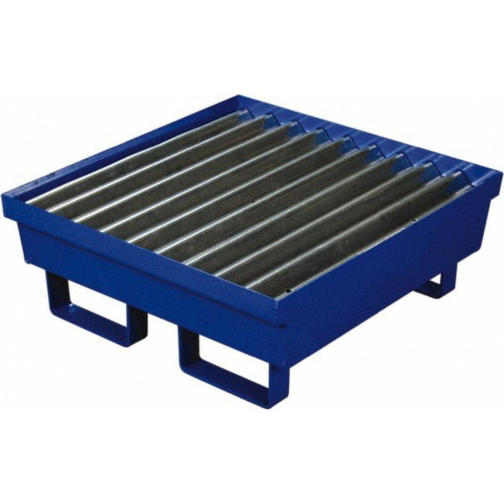 One Drum Steel Containment Pallet Blue - Eagle Manufacturing