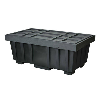 Spill Kit Box w/ Lid Black 110 Gallon - Eagle Manufacturing