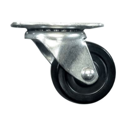 2" x 15/16" Hard Rubber Wheel Swivel Caster - 125 lbs. Capacity (4-Pack) - Durable Superior Casters
