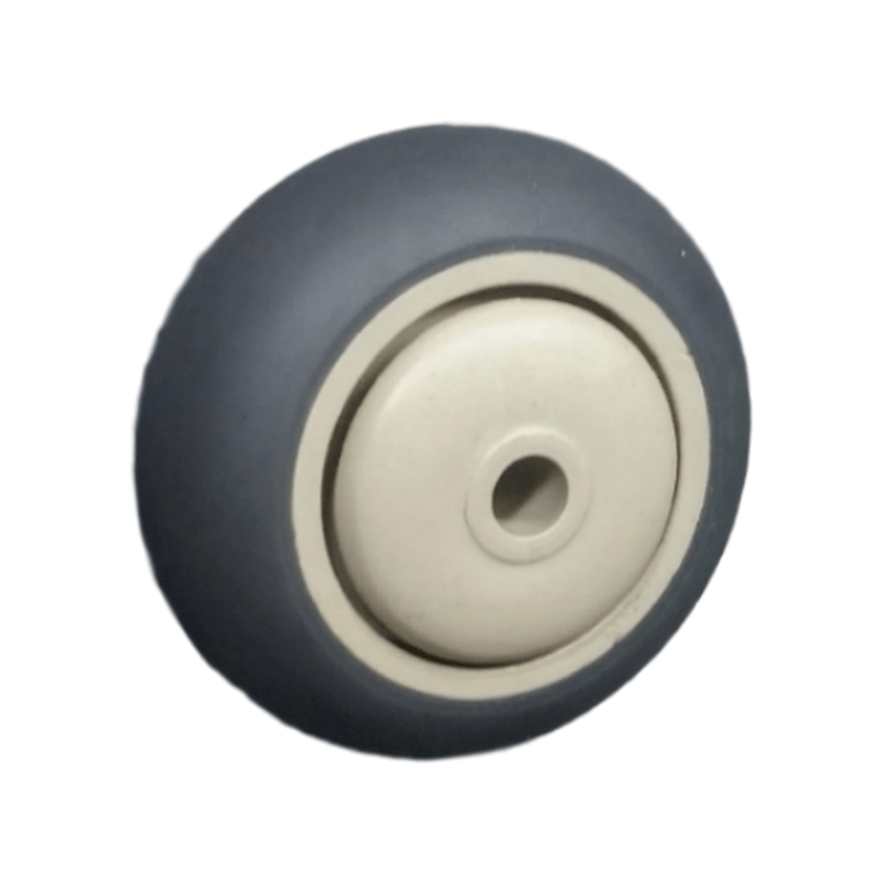 3" x 1-1/4" Thermo-Pro Wheel Gray/Beige - 210 lbs. Capacity (4-Pack) - Durable Superior Casters