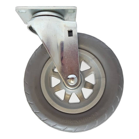 6" x 1-1/4" Cushion-Ride Wheel Swivel Caster - 300 lbs. Capacity - Durable Superior Casters