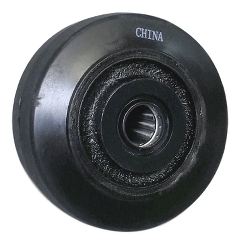 4" x 2" Mold-On Rubber Cast Wheel - 400 lbs. Capacity - Durable Superior Casters
