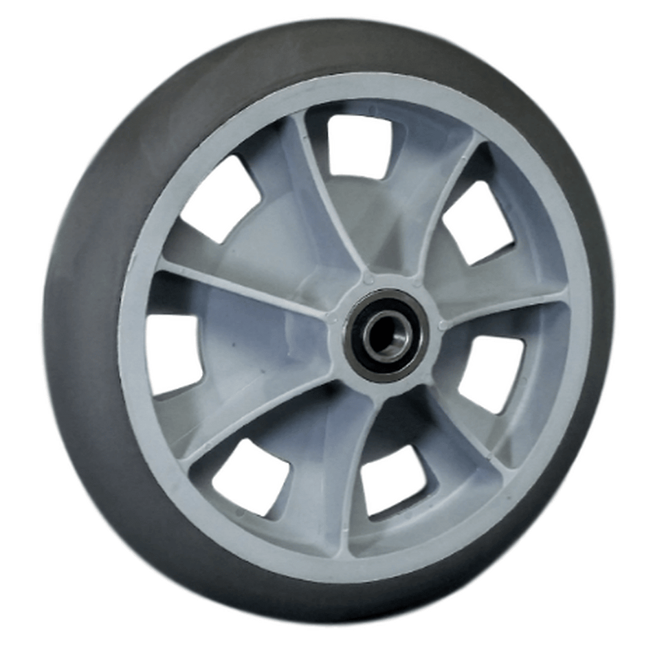 10" B&P ProFlex Hand Truck Wheel Offset Hub 5/8" Precision Bearing - B&P Manufacturing