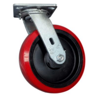 8" x 2" Poly-Pro Wheel Swivel Caster - 800 lbs. Capacity - Durable Superior Casters
