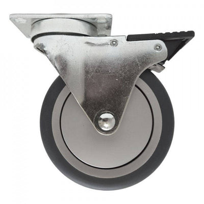 5" x 1-1/4" Thermo-Pro Wheel Swivel Caster W/ Total Lock Brake - 300 lbs. Cap. - Durable Superior Casters