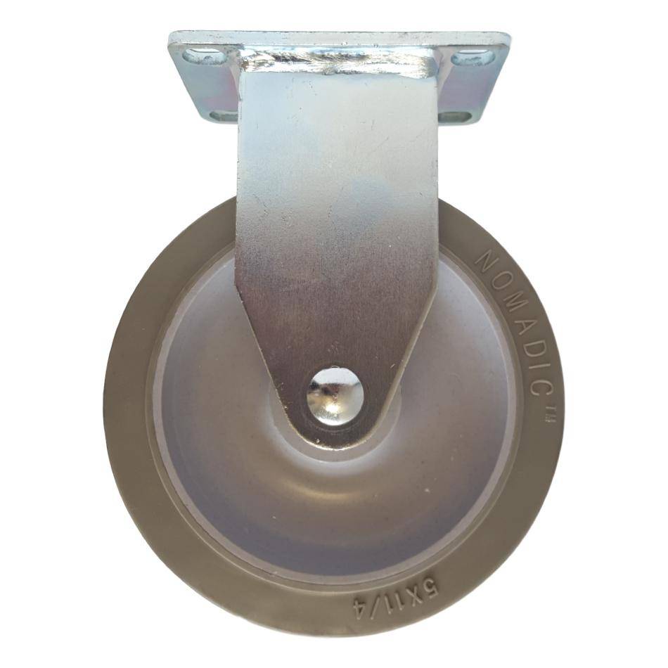 5" x 1-1/4" Nomadic Wheel Rigid Caster - 325 lbs. capacity - Durable Superior Casters