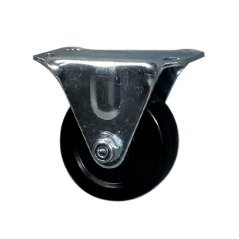 2" x 15/16" Hard Rubber Wheel Rigid Caster - 125 lbs. Capacity (4-Pack) - Durable Superior Casters