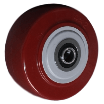 4" x 2" Polymadic Wheel (1/2" Precision Ball Bearing) - 600 lbs. capacity - Durable Superior Casters