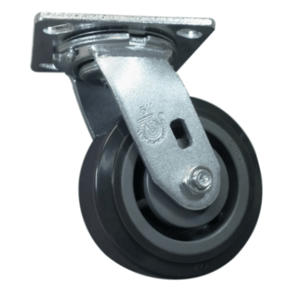 5" x 2" Polymadic Wheel Swivel Caster - 750 lbs. capacity - Durable Superior Casters