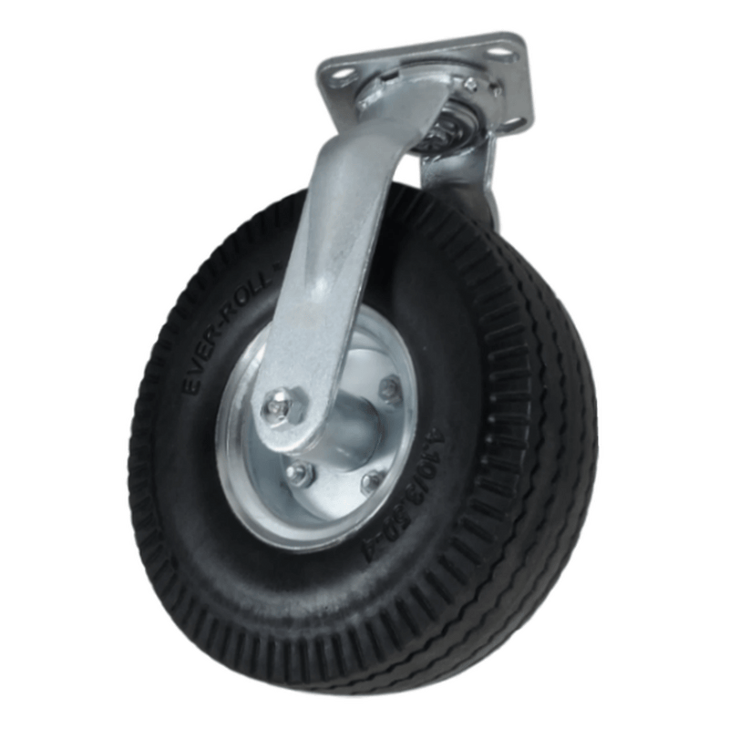 10" x 3" Ever-Roll Flat Free Wheel Swivel Caster - 280 lbs. Capacity - Durable Superior Casters